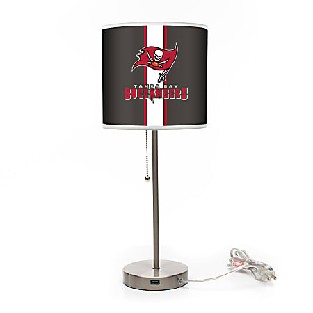 Imperial NFL Table Accent Lamp, 8”W, Tampa Bay Buccaneers