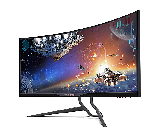 Switching 34 X34 Gaming Monitor Colors 1440 Black 4 IPS G LCD ms x 300 Million Predator Technology 219 UW plane Nit LED Acer GTG 3440 Curved 16.7 Screen In sync QHD