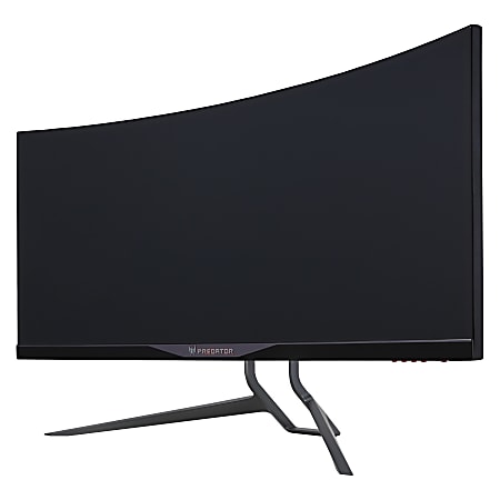 Acer Predator X34 34" UW-QHD Curved Screen LED Gaming LCD Monitor - 21:9 - Black - In-plane Switching (IPS) Technology - 3440 x 1440 - 16.7 Million Colors - G-sync - 300 Nit - 4 ms GTG - 60 Hz Refresh Rate - 2 Speaker(s) - HDMI - DisplayPort