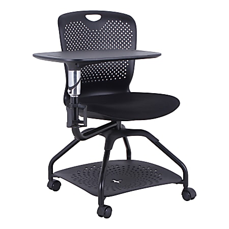 Lorell® Mobile Student Training Chair, Black