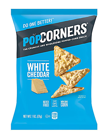 Popcorners White Cheddar, 1 Oz, Case Of 64 Bags