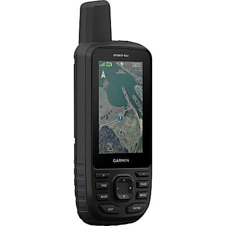 Garmin GPSMAP 66st Handheld GPS Navigator - Handheld, Mountable - 3" - Compass, Barometer, Altimeter - microSD - Turn-by-turn Navigation - Bluetooth - USB - 16 Hour - Preloaded Maps - 240 x 400 - Water Resistant