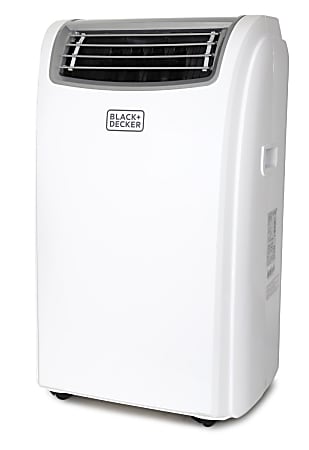 Black+Decker Portable Air Conditioner, 8,000 BTU, White