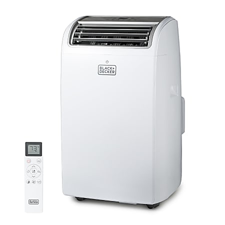 BLACK+DECKER Portable Air Conditioner, 8,150 BTU SACC/CEC (12,000 BTU ASHRAE 128) for Rooms Up To 550 Sq. Ft.