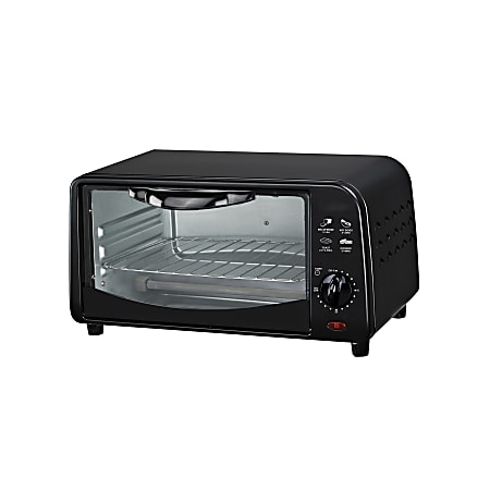 MegaChef 6 Quart Toaster Oven in Black