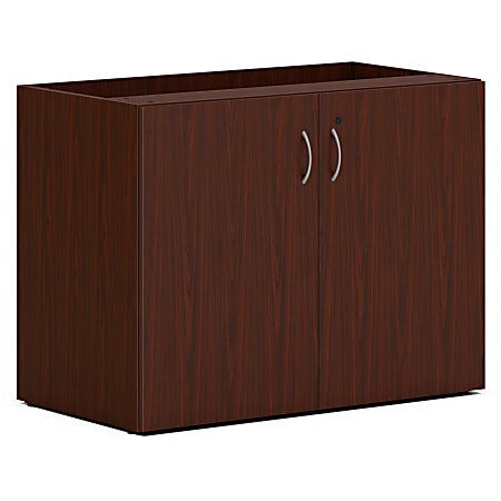 HON Mod HLPLSC3620 Storage Cabinet - 36" x 20"29" - 2 Door(s) - Finish: Traditional Mahogany