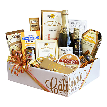 Givens and Company Sparkling California And Artisanal Delights Gift Box