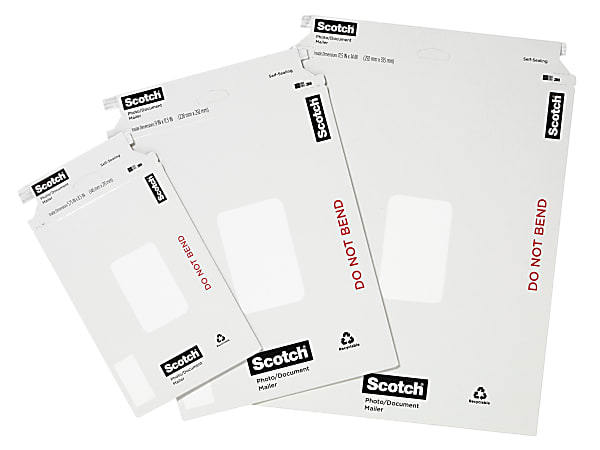 Scotch® Chipboard Photo/Document Mailer, 8 1/2" x 11"