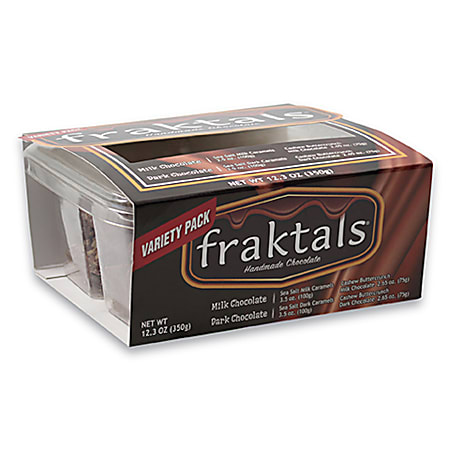 Fraktals Handmade Chocolate Variety Pack, 12.3 Oz Box