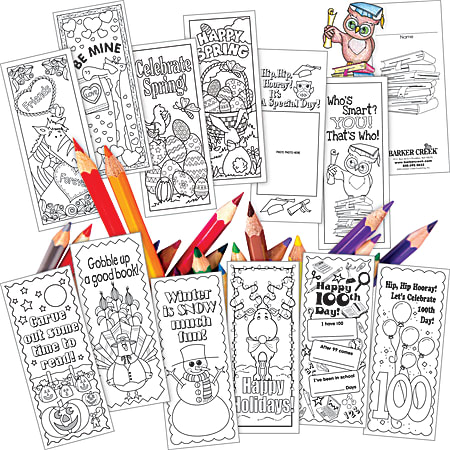 Barker Creek Color Me! Celebrate The Year Bookmark