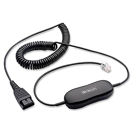 GN Netcom Smart Cord For Phone Headsets, 6.6&#x27;,
