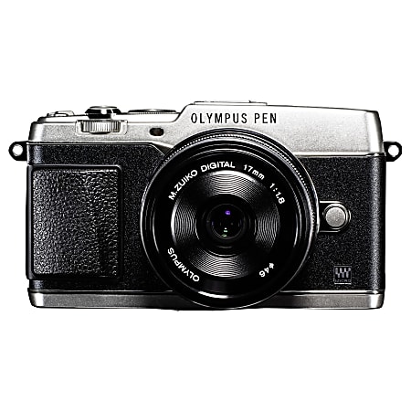 Olympus PEN E-P5 16.1 Megapixel Mirrorless Camera - 17 mm - Silver
