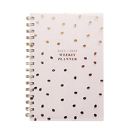 Gartner Studios Weekly Planner, 5" x 8", Pink Dot, January To December 2023