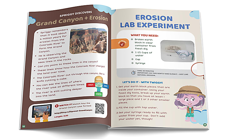 iSprowt STEM Science Class Kits Fossil Dig Erosion Lab Grades K 5 Pack ...