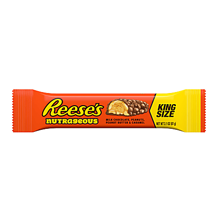 Reese's Nutrageous Candy Bar, King Size, 3.1 Oz