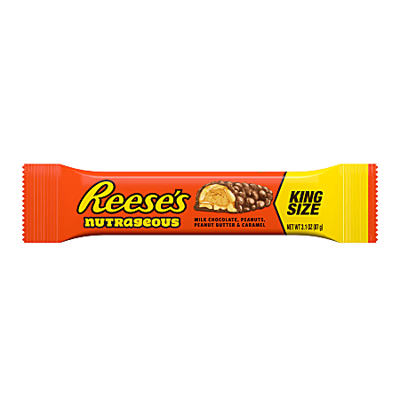 Reese&#x27;s Nutrageous Candy Bar, King Size, 3.1 Oz