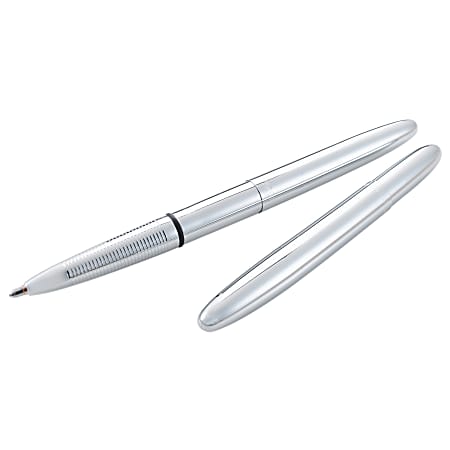 Fisher Space Pen, Medium Point, 1.1 mm, Chrome Barrel, Black Ink