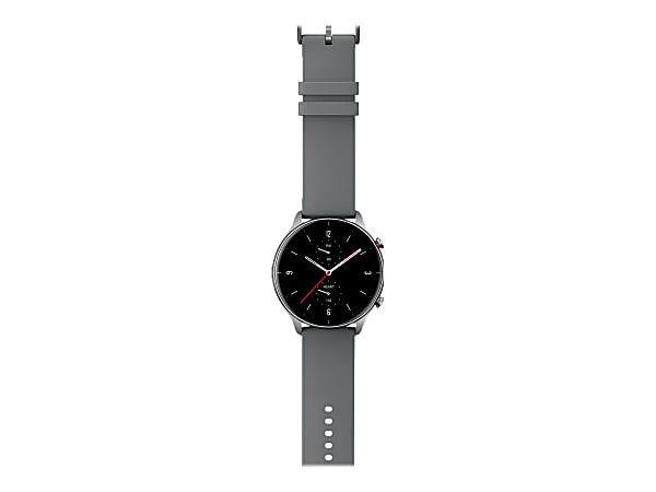 Amazfit GTR 2E - Smart watch with strap - silicone - slate gray - display 1.39" - Bluetooth - 1.13 oz