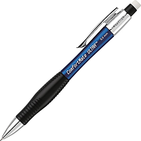 Paper Mate® Comfortmate® Ultra Mechanical Pencil, #2 Lead, 0.5 mm, Refillable, Assorted Lead, Assorted Barrel Colors