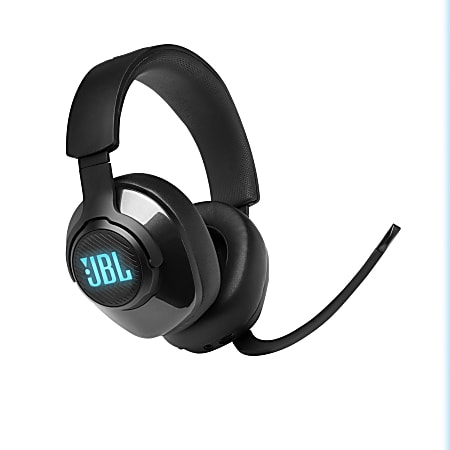 JBL Quantum 400 USB Over Ear Gaming Headset Black - Office Depot