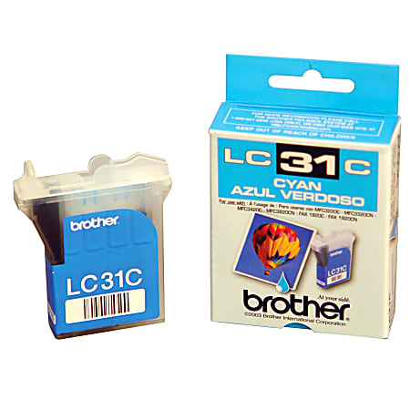 Brother® LC31C Cyan Ink Cartridge