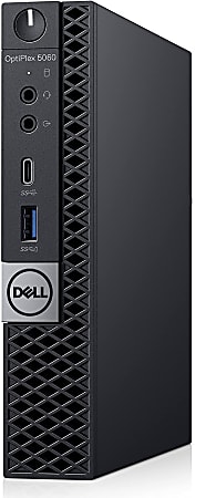 Dell™ Optiplex 5060 Micro Refurbished Desktop PC, Intel® Core™ i7, 16GB Memory, 256GB Solid State Drive, Windows® 10 Pro