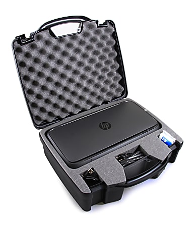CASEMATIX Custom Case For HP OfficeJet 250 Wireless Printer, Ink Cartridges And Power Cable, 6"H x 15"W x 16"D