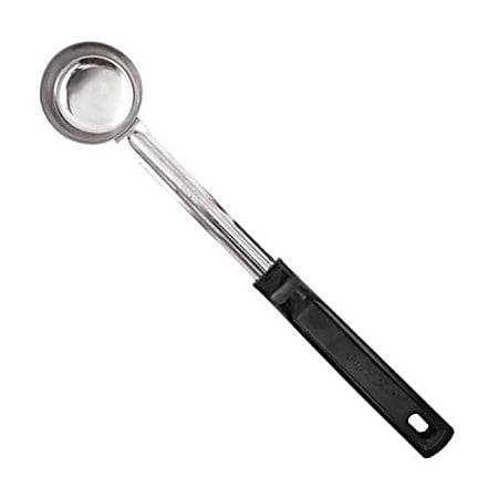 Vollrath Spoodle Solid Portion Spoon With Antimicrobial Protection, 1 Oz, Black