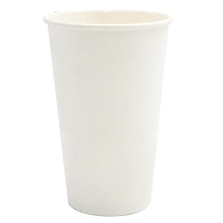 White 16 oz Plastic Cups