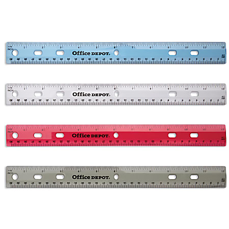 6 Pocket Ruler Clear Shatterproof