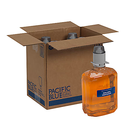 Pacific Blue Ultra™ by GP PRO Antimicrobial BZK Foam Hand Soap, Citrus, 4 Bottles Per Case