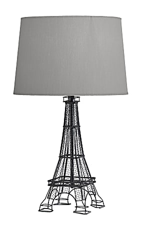Adesso Simplee Eiffel Tower Table Lamp, 25-1/2”H, Gray