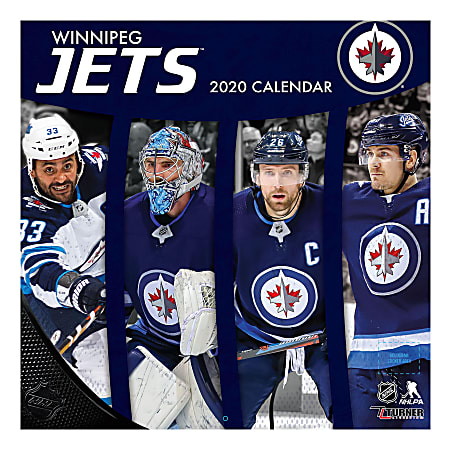 Turner 1 Sport Winnipeg Jets 2019 12X12 Team Wall Calendar Office Wall Calendar 19998011960 