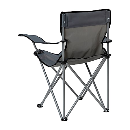 Flash Furniture Quad Folding Camping Chair With Armrest Cupholder