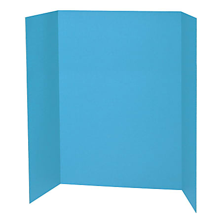 Pacon Presentation Boards - 36 Height x 48 Width - Black Surface -  Tri-fold - 24 / Carton - Kopy Kat Office
