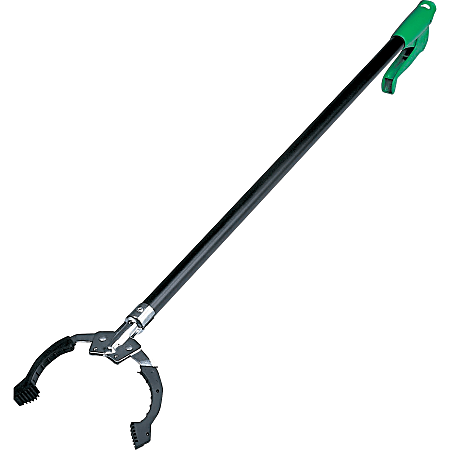 Unger Nifty Nabber Pro 18" All-purpose Grabber - 18" Reach - Steel, Rubber - Black, Green - 5 / Carton