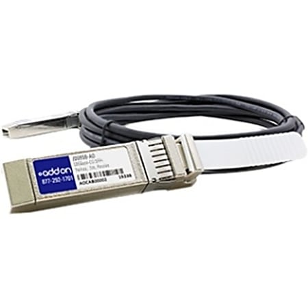AddOn HP JD095B Compatible TAA Compliant 10GBase-CU SFP+ to SFP+ Direct Attach Cable (Passive Twinax, 0.5m)