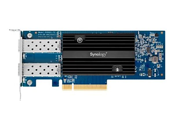 Synology Dual-Port 10GbE Adapter - PCI Express 3.0 x8 - 2 Port(s) - Optical Fiber - 10GBase-SR, 10GBase-LR - Plug-in Card