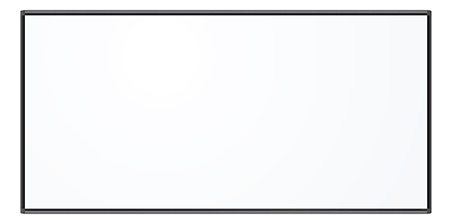 U Brands PINIT Magentic Dry-Erase Whiteboard, 48" x 96", Aluminum Frame With Black Finish