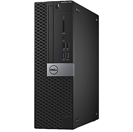 Dell™ Optiplex 7050 Refurbished Desktop, Intel® Core™ i5, 16GB Memory, 256GB Solid State Drive, Windows® 10, RF610746