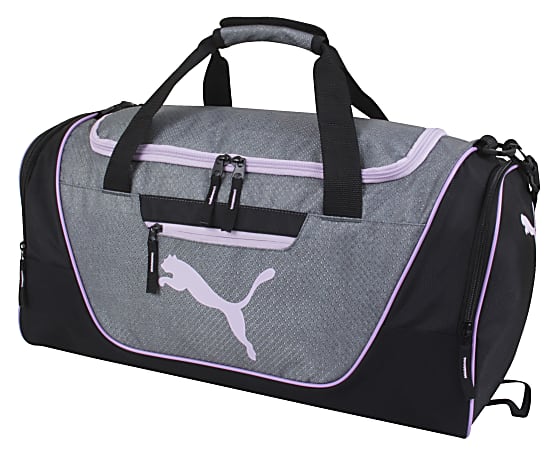 Purple puma duffel bag discount