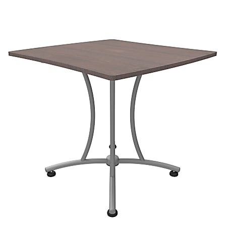 Linea Italia, Inc Square Coffee Table, 30"H x 33"W x 31"D, Gray/Mocha