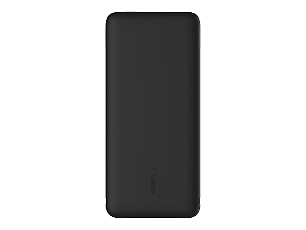 Belkin BoostCharge Plus 10K USB-C Power Bank with Integrated Cables - Black