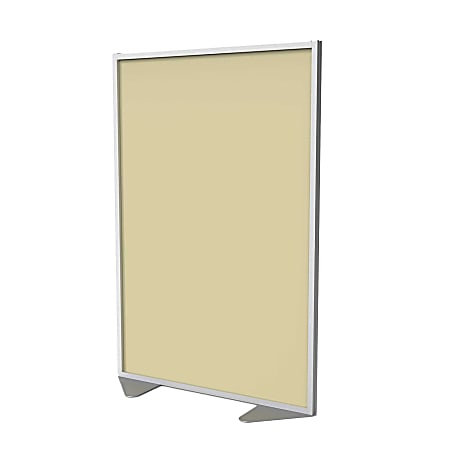 Ghent Floor Partition With Aluminum Frame, 71-7/8"H x