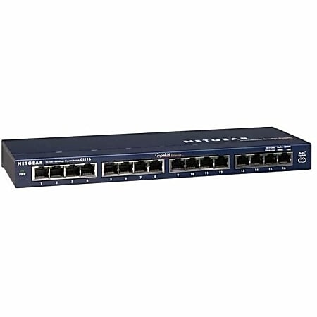 NETGEAR 16-Port Gigabit Unmanaged Switch, GS116