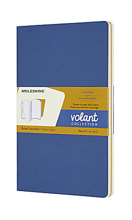Moleskine Volant Journals, 5" x 8-1/4", Ruled, 96