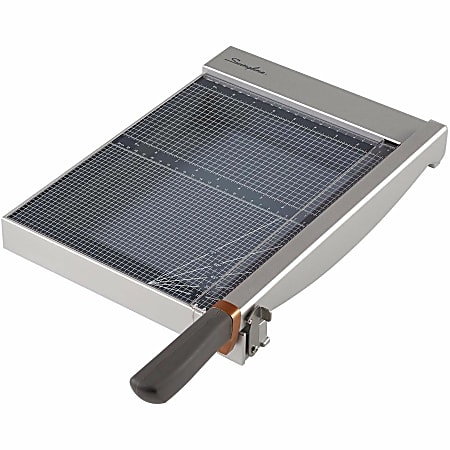 Swingline® ClassicCut Guillotine Trimmer With EdgeGlow, 22-1/4”H x 14”W x 4-5/8”D, Silver