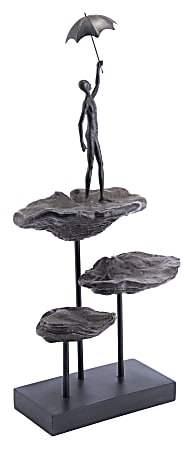 Zuo Modern Flying Figurine, 26 13/16"H x 11 13/16"W x 8 1/8"D, Bronze