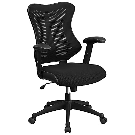 Flash Furniture Designer Mesh High-Back Swivel Chair, Black
