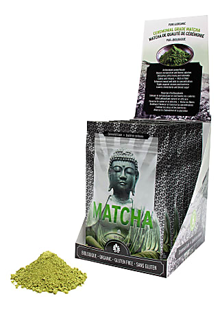 Matcha Ceremonial Grade Organic Tea, 1.4 Oz, Carton Of 6 Bags